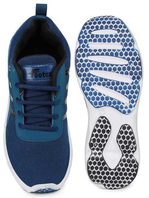 Footox Casual Men Casual Shoes (Teal Blue, 12) (FF-47)