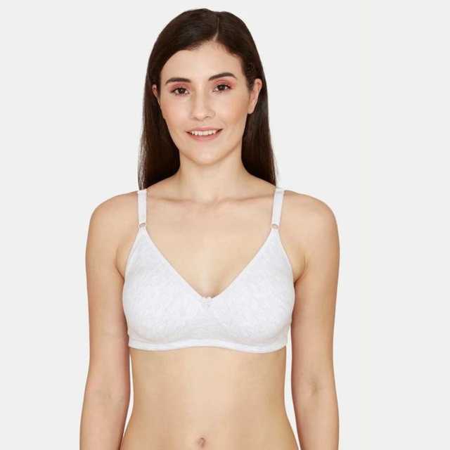 Daily Non Padded 3/4th Coverage T-Shirt Bra (White, 34) (PV-99)