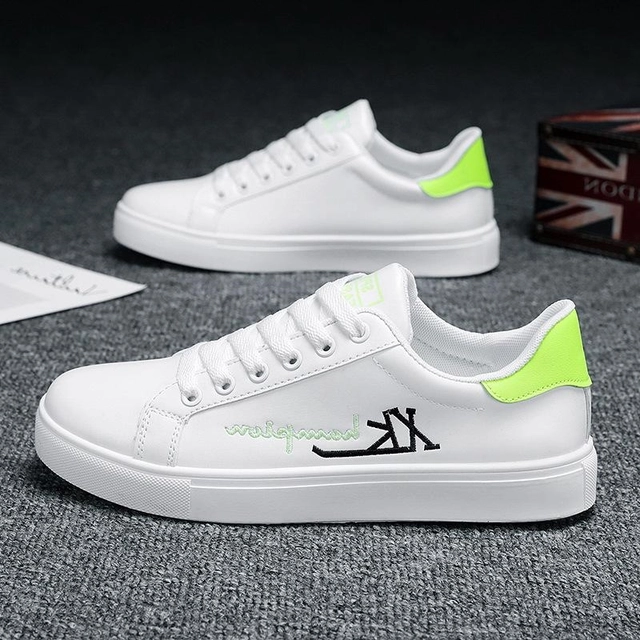 Casual Shoes for Men (White, 6)