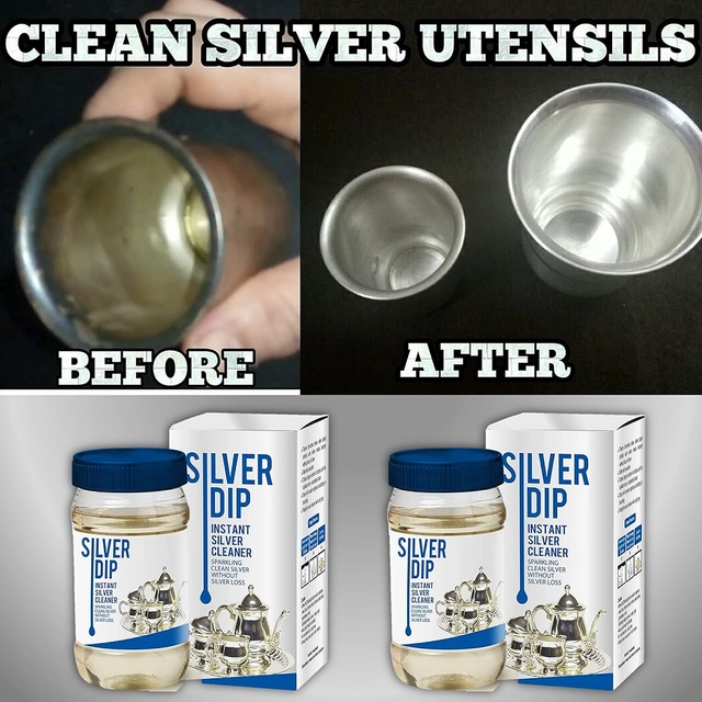 Modicare Silver Dip Instant Silver Utensils Cleaner (300 ml)