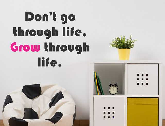 Walldecors Vinyl Donâ€™T Go Quote Sticker (60cm*80cm) (LAC-222)