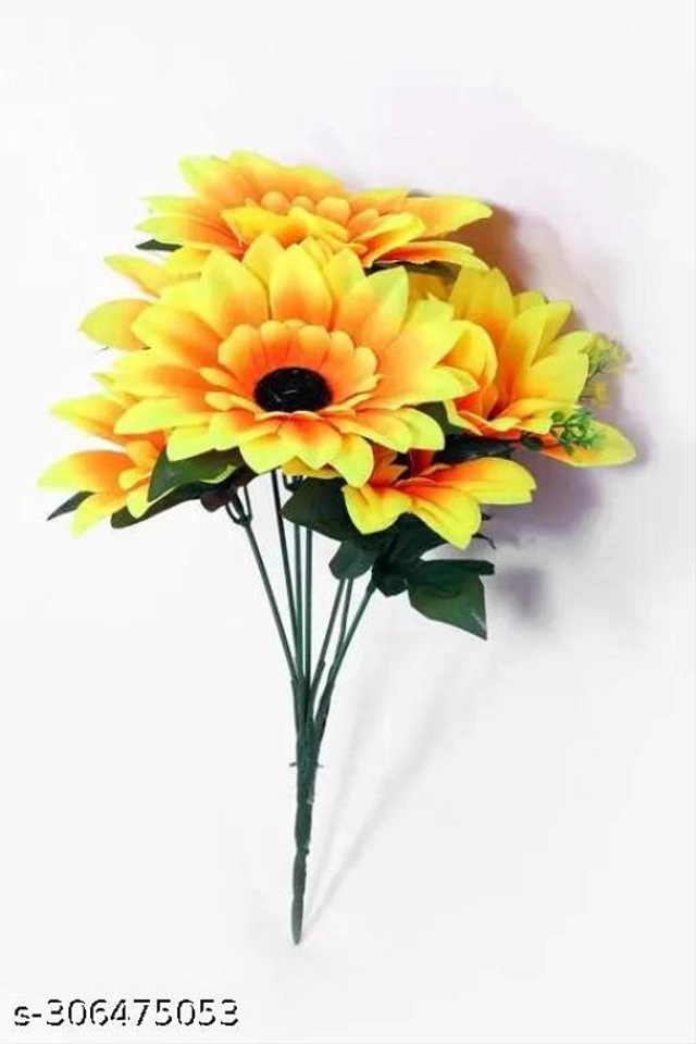 Plastic Artificial Flower (Multicolor, Pack of 2)