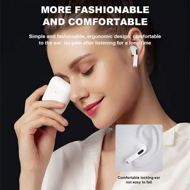 GUG Noise-Cancelling Bluetooth Earbuds (White)