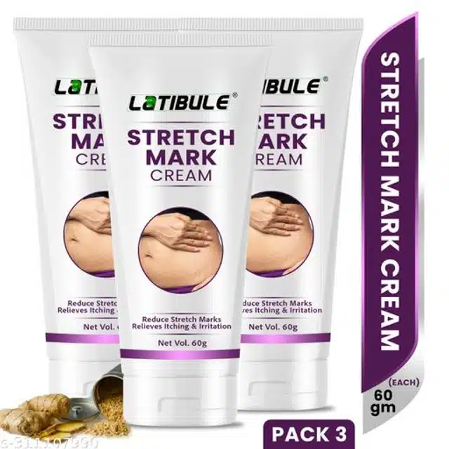 Latibule Stretch Mark Removal Cream (60 g, Pack of 3)