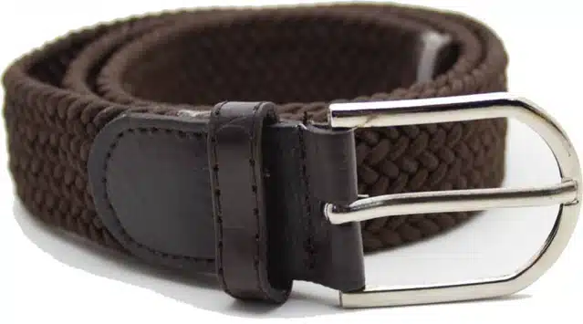 Canvas Belt for Men (Brown, 42)