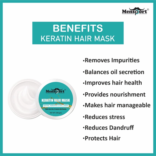 Mensport Keratin Hair Mask (200 g)