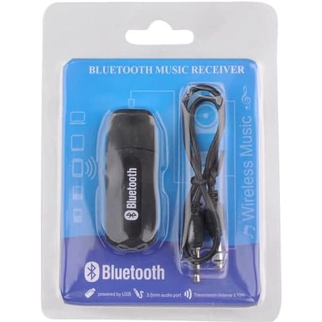 Car Bluetooth Stereo Audio Receiver (Black)