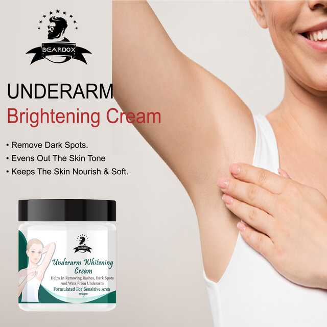 Beardox 100% Effective Underarm Crèam Removes Dark Spots, Evens Out Skin Tone & Nourishes Skin (100 g) (G-48)