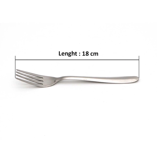 JENSONS Stainless Steel Table fork (18 cm each, Pack of 4)