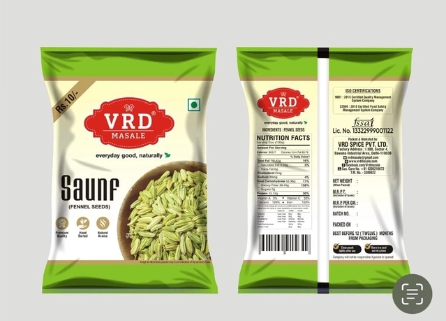 VRD सौंफ 15 g (पाउच) सेट ऑफ़ 3