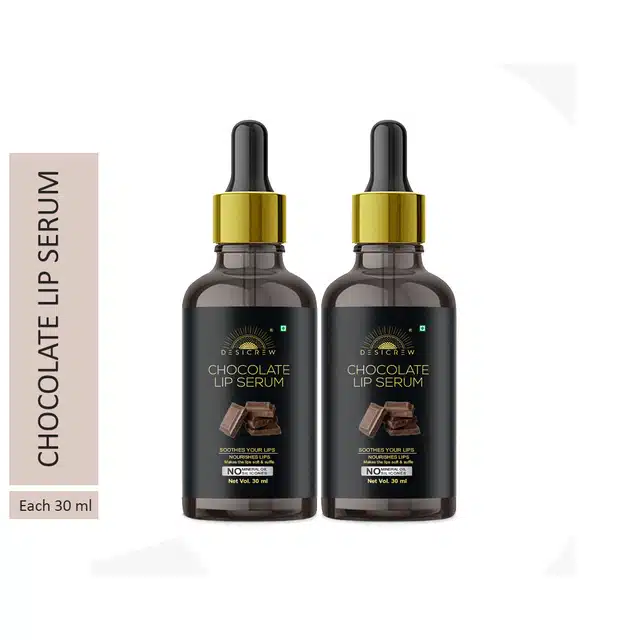 Dominaro Chocolate Pink Lip Serum (Pack of 2, 30 ml)