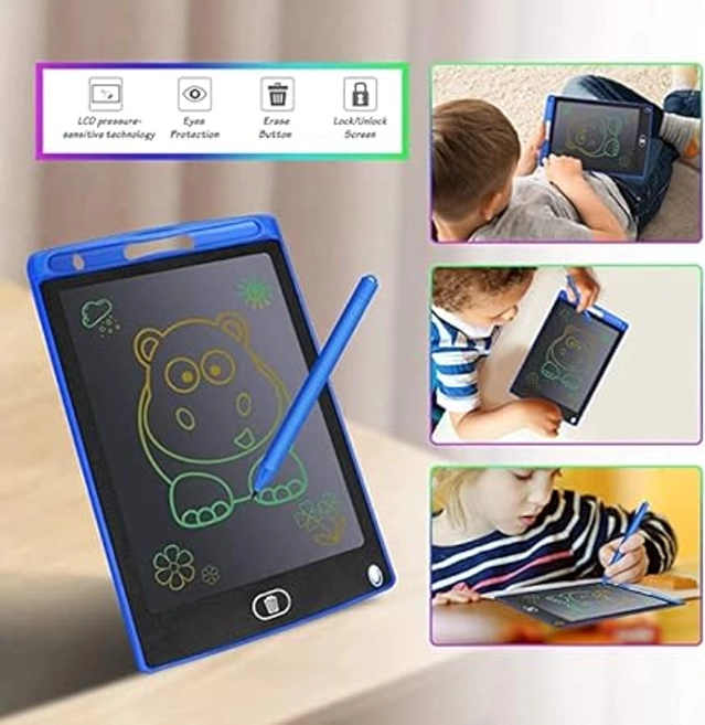 LCD Writing Pad for Kids (Multicolour)