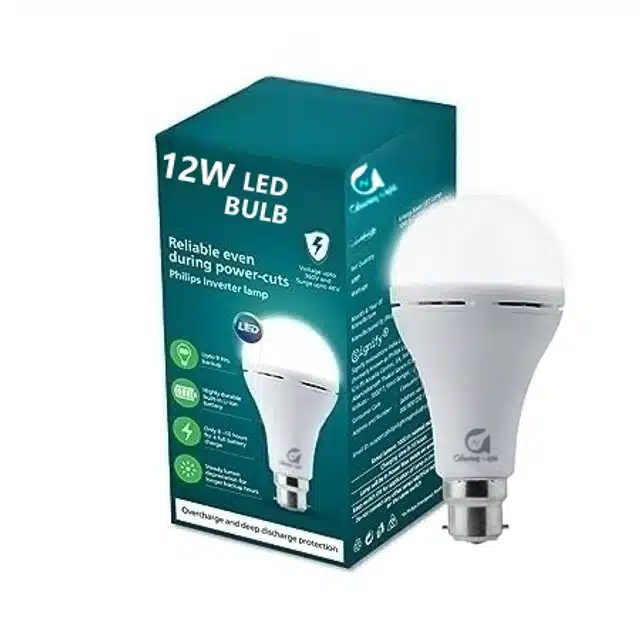 Polycarbonate LED Bulb (White, 12 W)