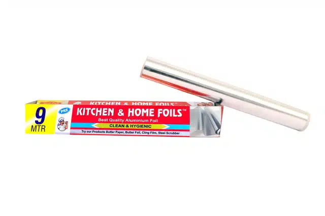 Aluminium Foil Roll (Silver, 9 m)