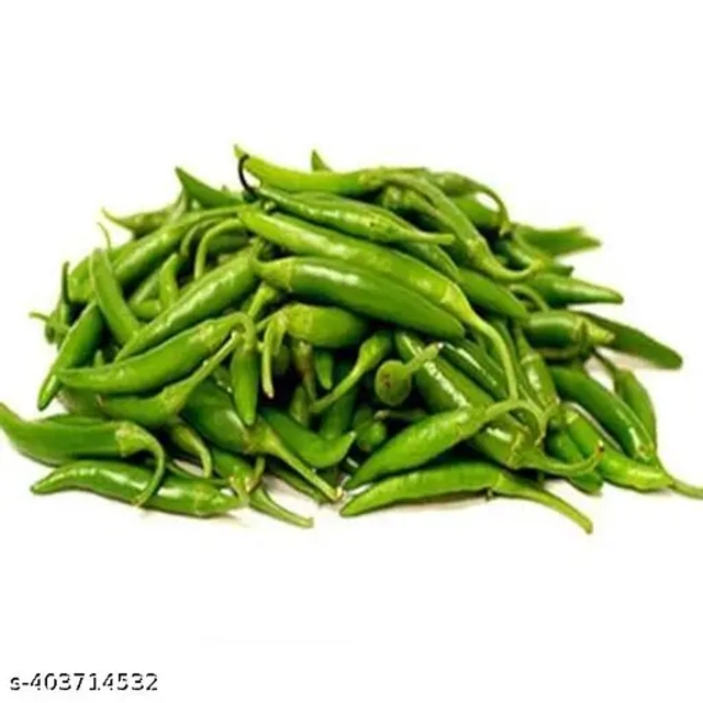 Hot & Fresh Green Chilly 40 Pcs Seeds (Set of 1)