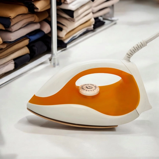 Nissan Home Appliances Elight Light Weight Dry Iron (Orange & White, 1000 W)