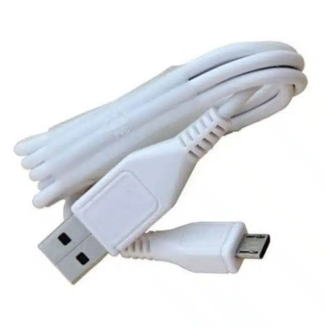 Micro USB Data Cable (White, 1 m)