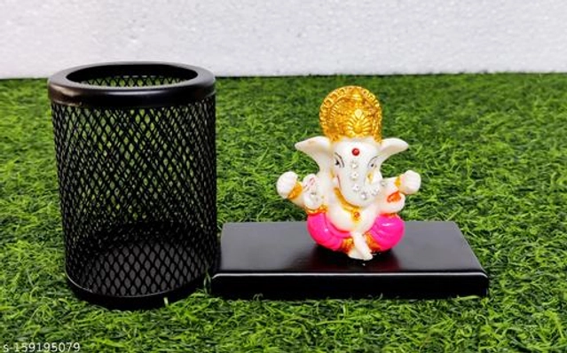 Pen Holder with Lord Ganesha (Multicolor)