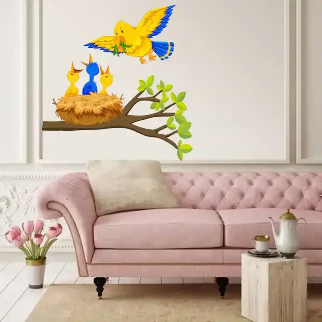गॉड & गॉडस मोर्डर्न आर्ट 1101 वॉल स्टीकर (40 x 60 x 0.1 Cm)