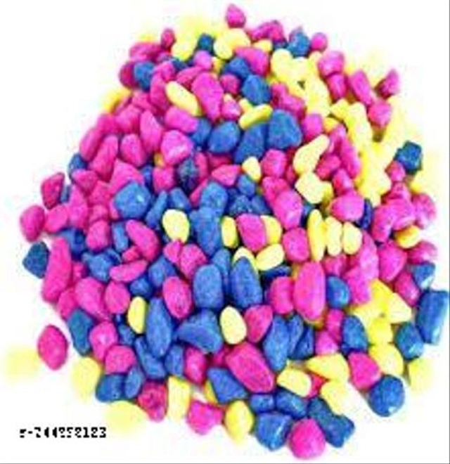 Decoration Pebbles Stones (Multicolor, 1000 g)