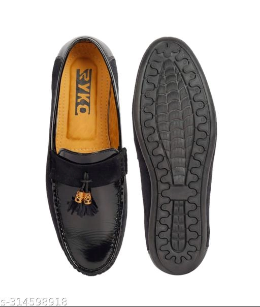 Loafers for Men (Black, 6)