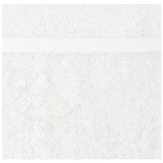 Cotton Solid Bath Towels (Off White, 135x67x1 cm)