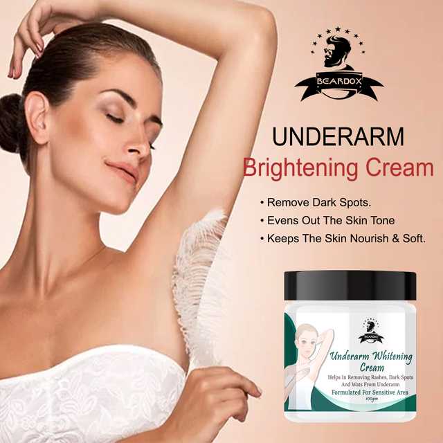 Beardox 100% Effective Underarm Crèam Removes Dark Spots, Evens Out Skin Tone & Nourishes Skin (100 g) (G-68)