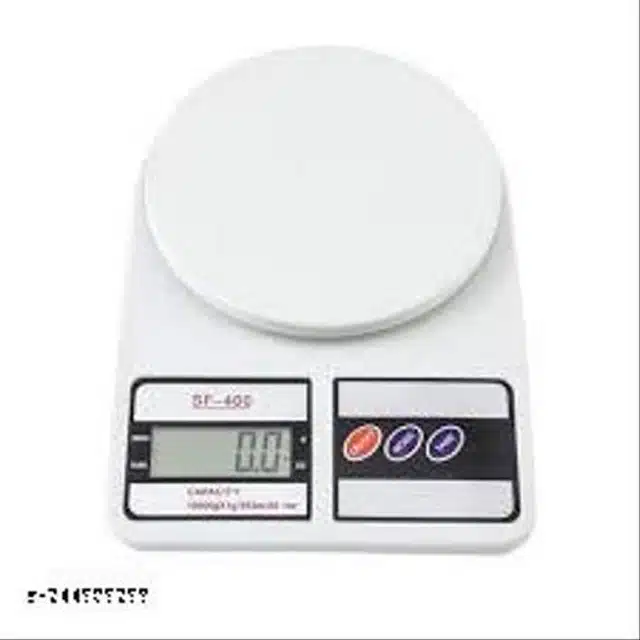 Electronic Digital Weight Machine (White)