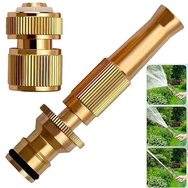 Solid Brass Nozzle (Gold)