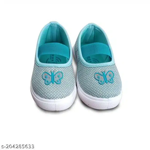 Casual Shoes for Girls (Aqua Blue, 18-21 Months)