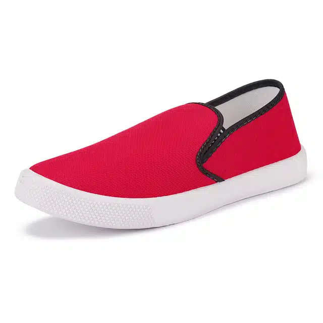 Casual Shoes for Men (Red, 7)