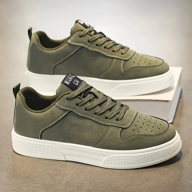 Sneakers for Men (Olive, 6)