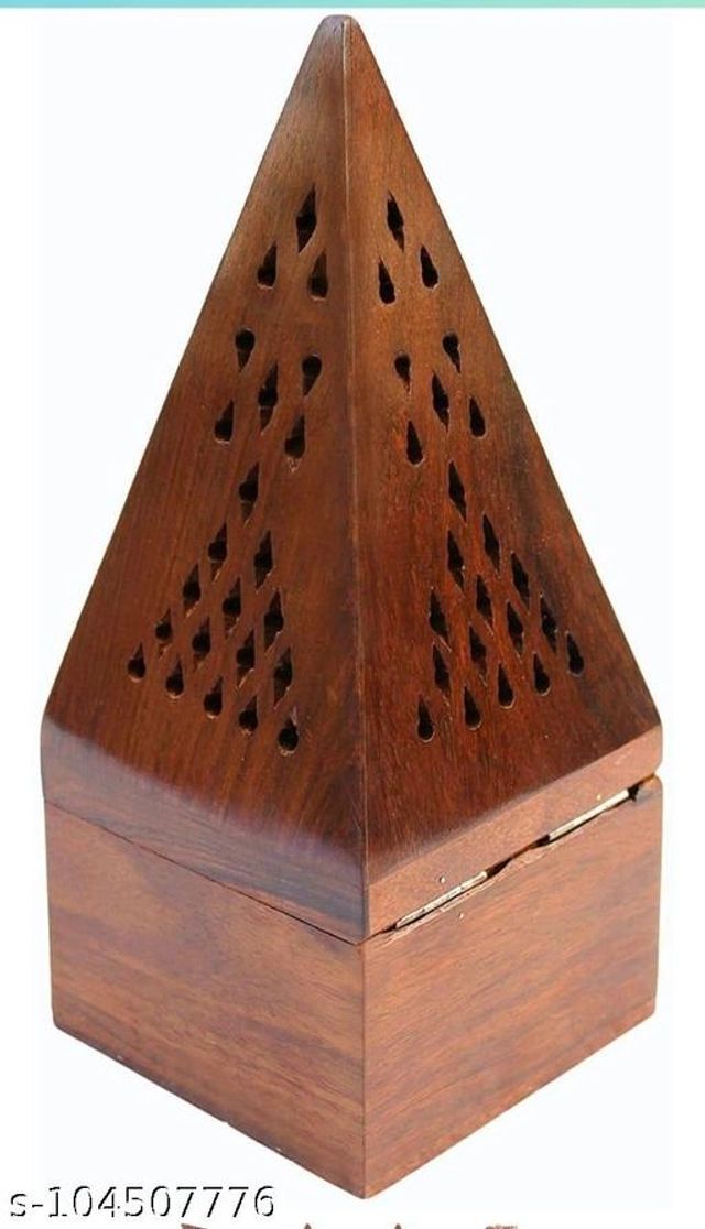 Wooden Dhoop Sticks Holder (Brown)