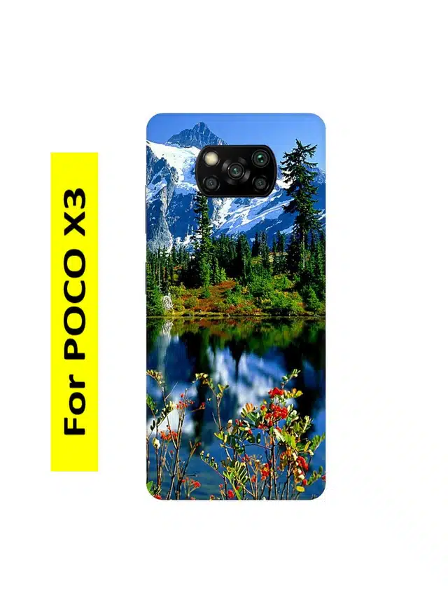 Designer Printed Matte Finish Back Cover for Poco X3 (Multicolor) (PCM-724)