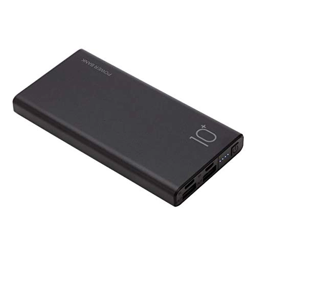 Premium Fast Charging Power Bank (Black, 10000 mAh)