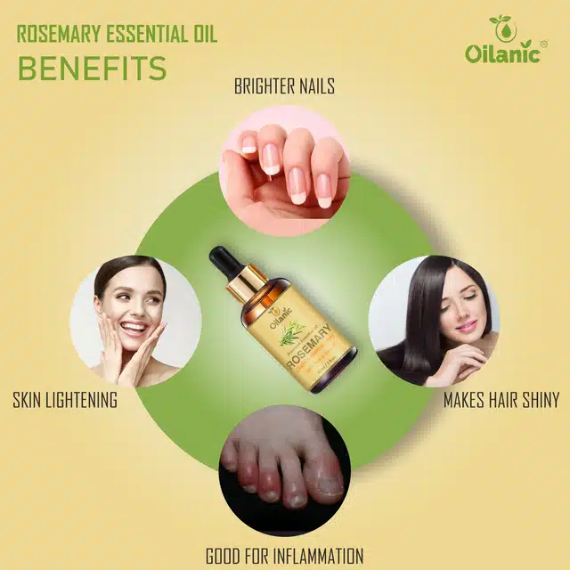 Oilanic Premium Rosemary Essential Oil (30 ml)