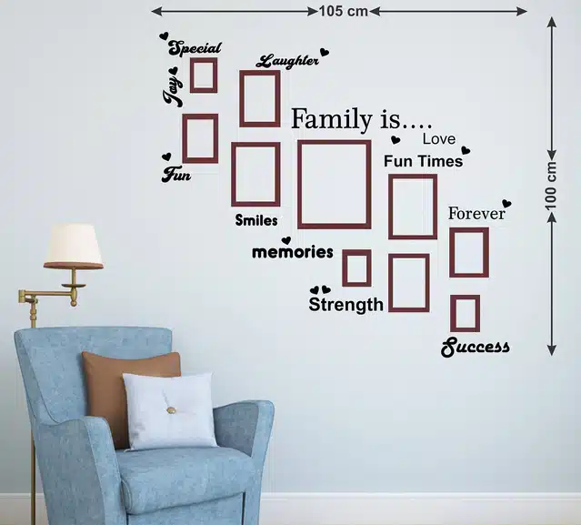 Photo Frames Self Adhesive Wall Stickers