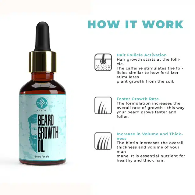 Premium Beard Growth Oil (30 ml)