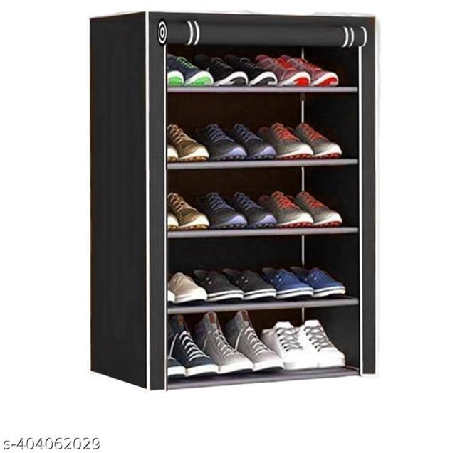 Multifunctional Shoe Rack (Black)