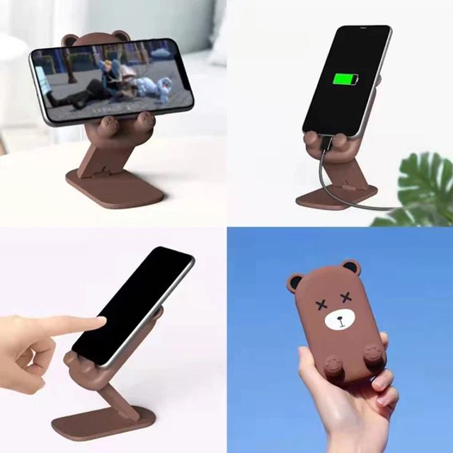 Plastic Foldable Mobile Stand (Multicolor)