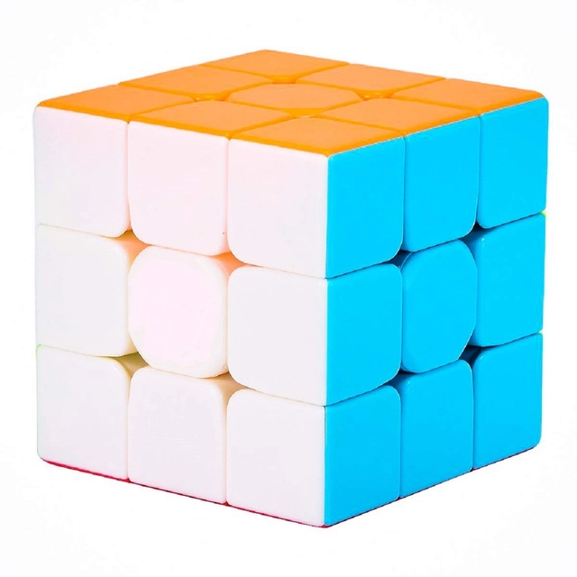 Plastic Rubik Cubes for Boys & Girls (Multicolor)