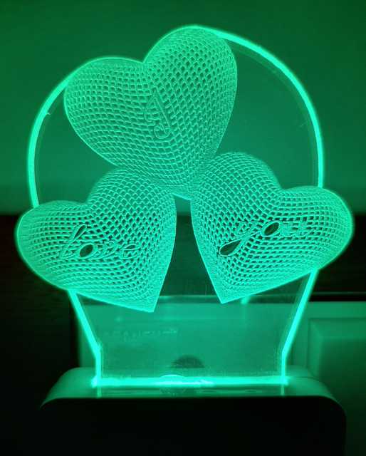 Leppy Night Lamp (Light) With Plug (Multicolor) (L36)