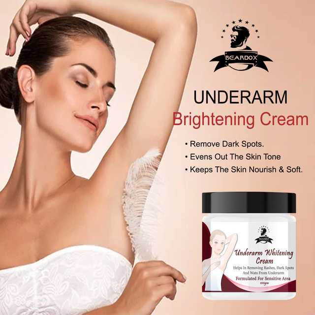 Beardox 100% Effective Underarm Crèam Removes Dark Spots, Evens Out Skin Tone & Nourishes Skin (100 g) (G-69)