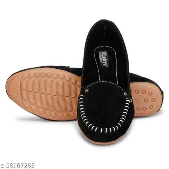 Loafers for Women (Black, 3)