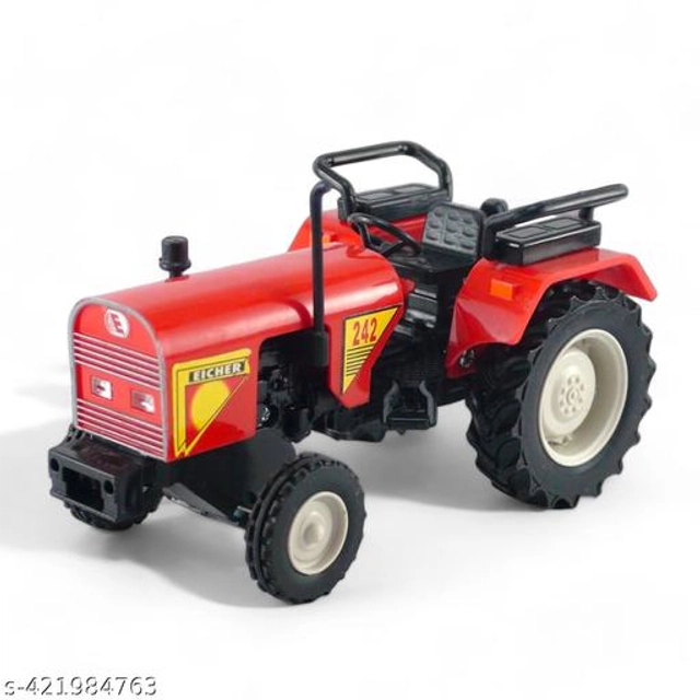 Eicher Tractor Toy for Kids (Red & Black)