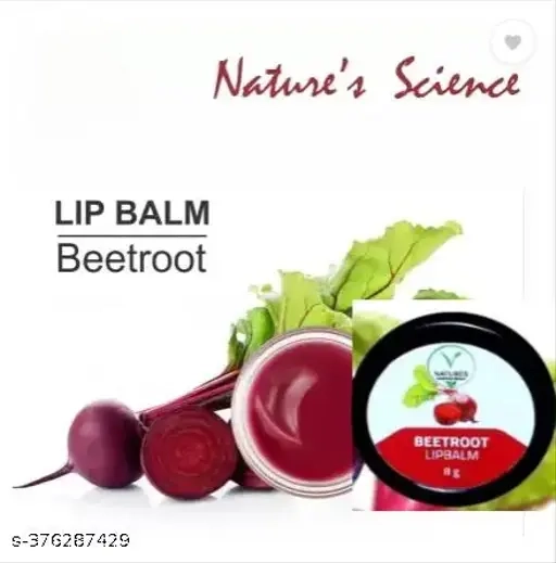 Beetroot lip balm Moisturizes, Nourishes, Softens Lips