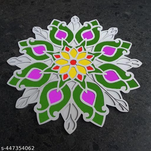 Diwali Rangoli Making Kit (Multicolor)