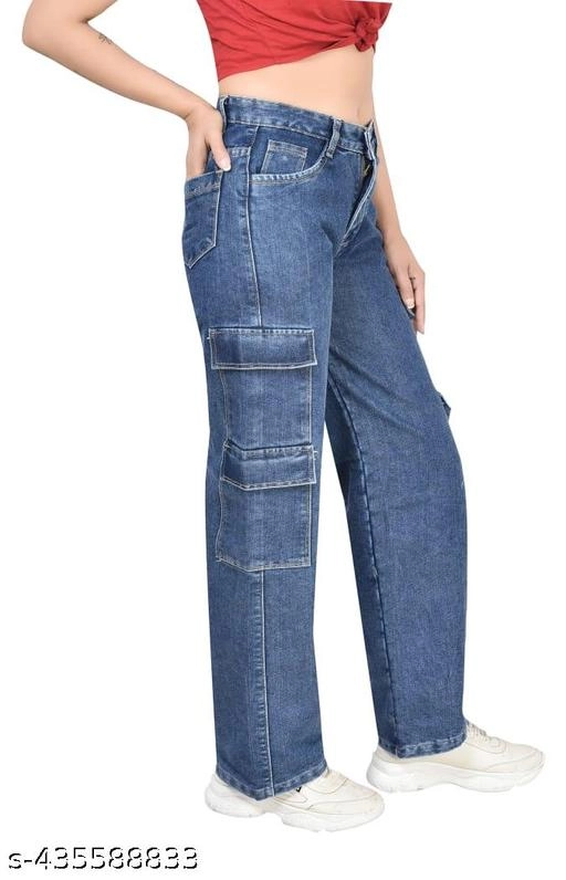 Denim Jeans for Women (Blue, 28)