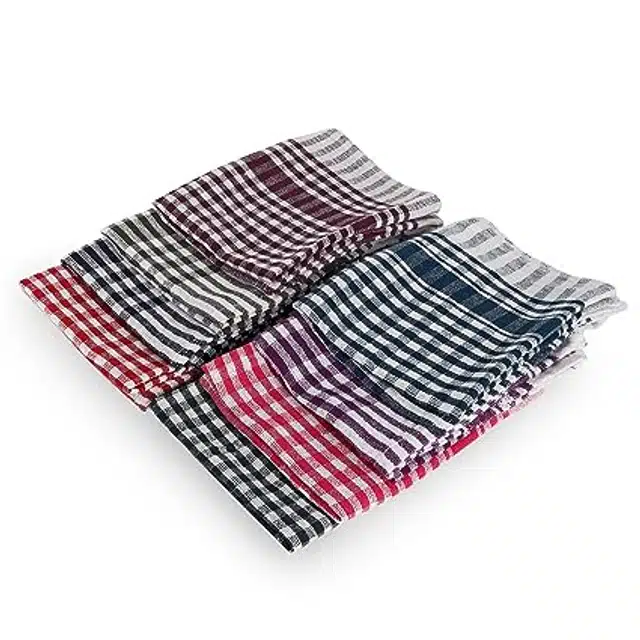 Cotton Kitchen Napkins (Pack of 6) (Multicolor, 16x16 Inches)