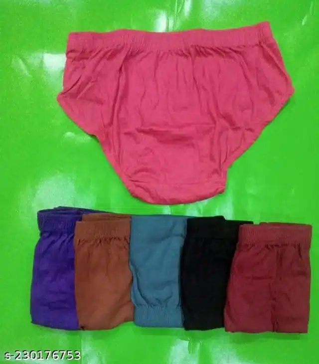Cotton Blend Briefs for Women (Multicolor, XXS) (Pack of 4)